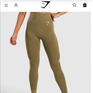 GYMSHARK flawless knit tight